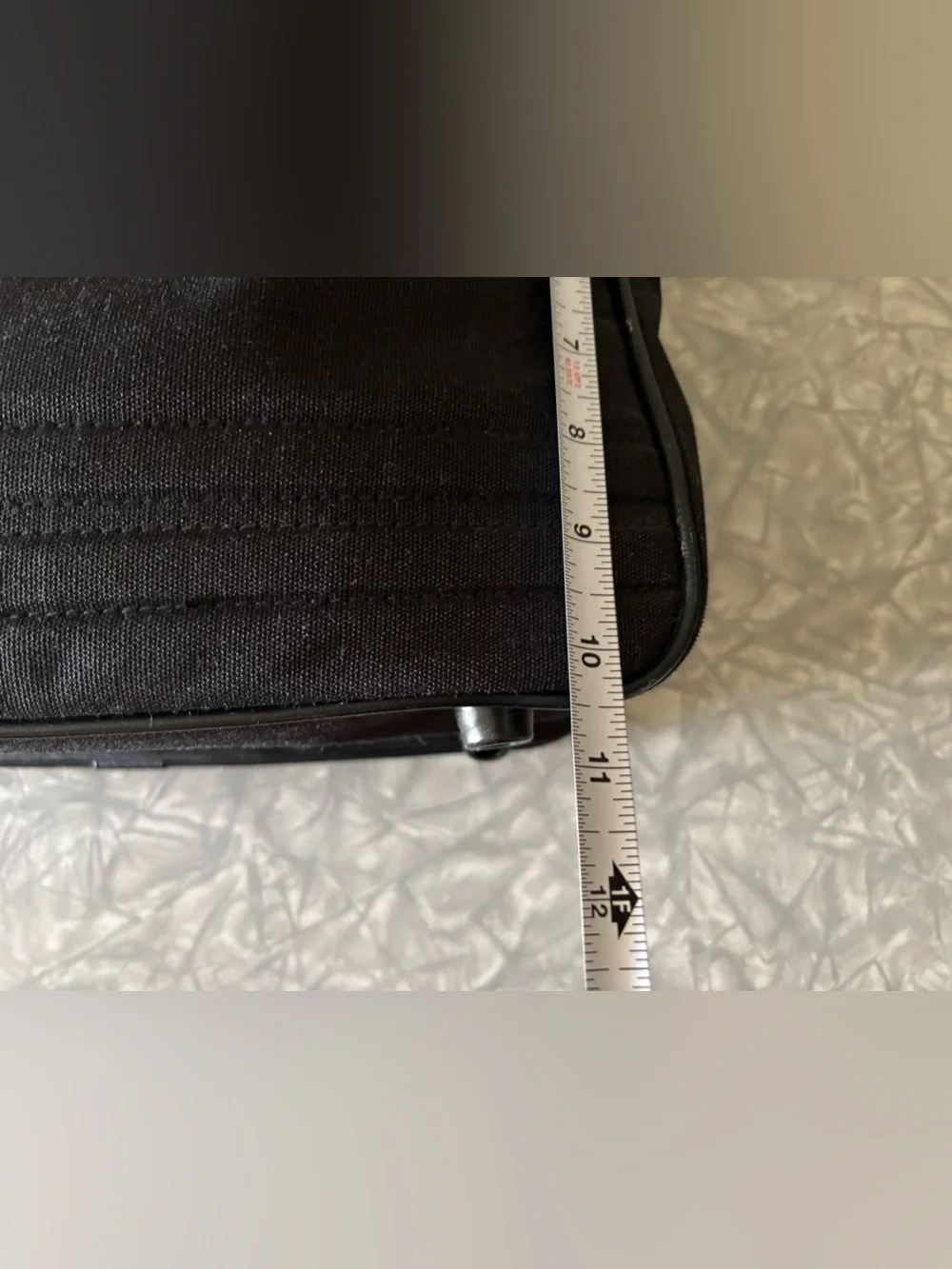 The Original Lewis & Hyde Dark Gray Carry on Bag w/ shoulder strap.